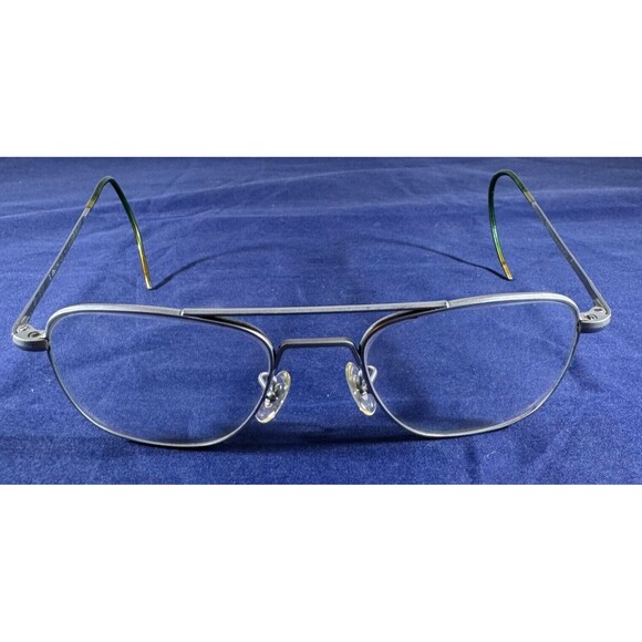 Randolph Engineering Sunglasses 6 1/2 Aviator Military 52-20 Silver -FRAMES ONLY - Picture 1 of 8